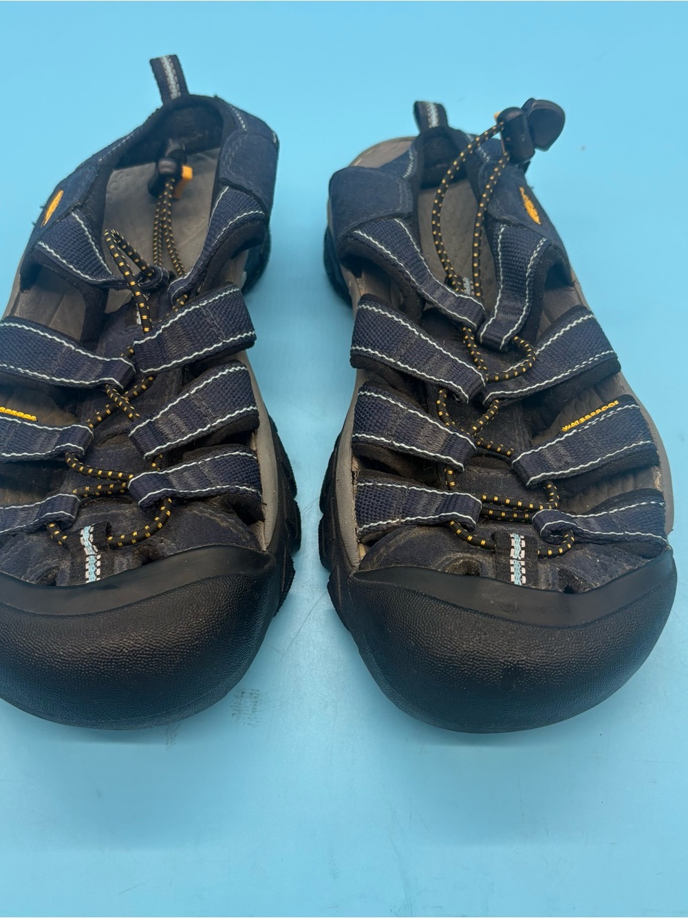 KEEN Women’s Newport H2 Hybrid Water Shoe Hiking Blue Gray Sandal Size 8